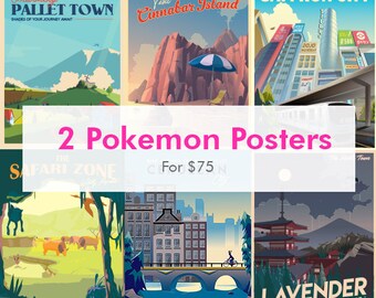 Pokemon poster Etsy picture relating to Pokemon Posters Printable named Pokemon poster Etsy